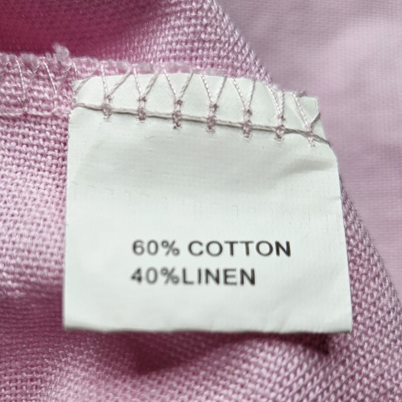 Petal & Pup Pink Amarah Linen Blend Dress Size Women's 6 - Picture 6 of 11